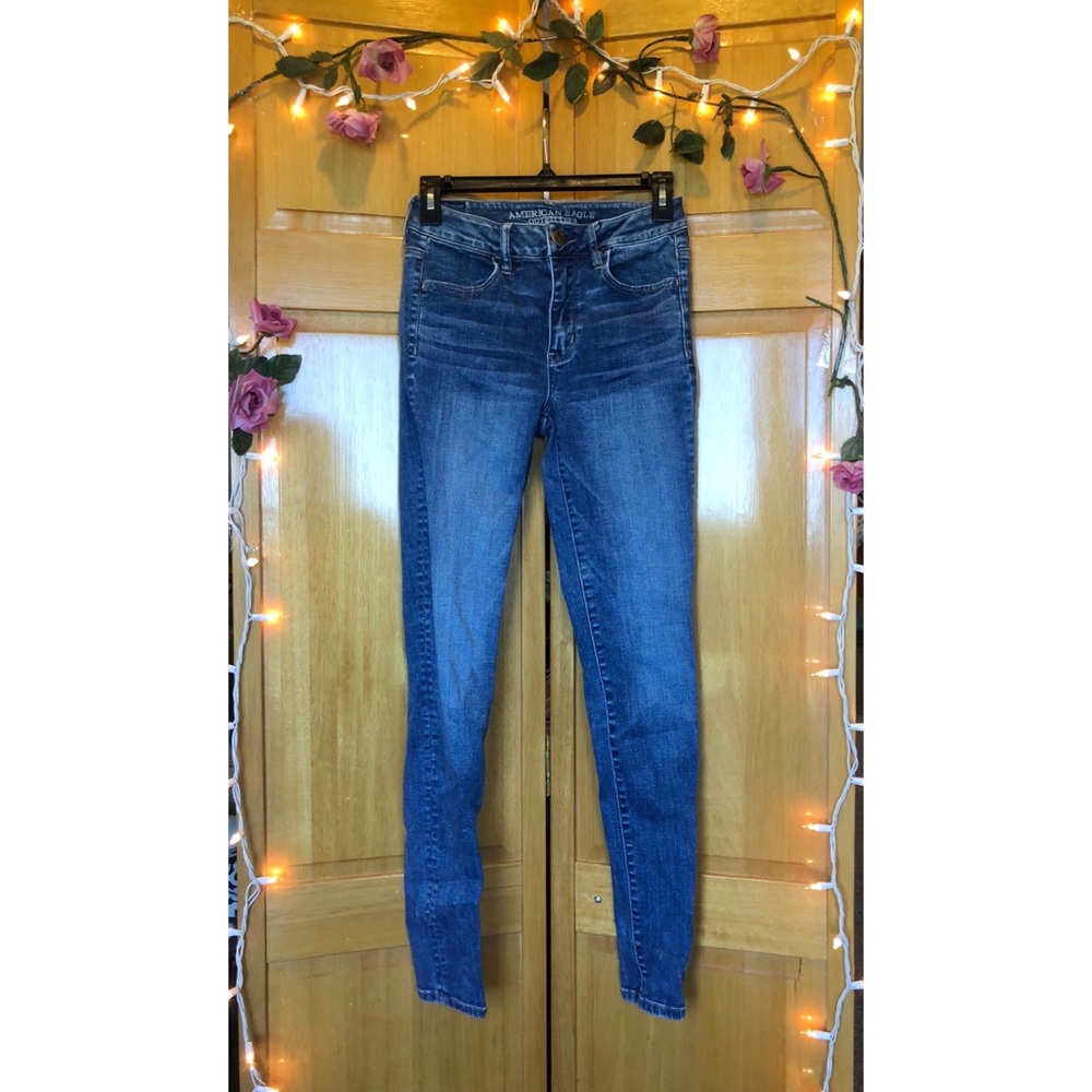 american eagle hi-rise jeggings